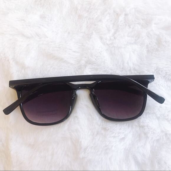 Jessica Black Classic Aviators Oval Sunglasses - Picture 7 of 9